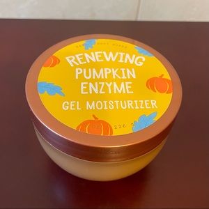 BATH & BODY WORKS PUMPKIN ENZYME GEL MOISTURIZER Fall Lotion Jar 8 oz.
